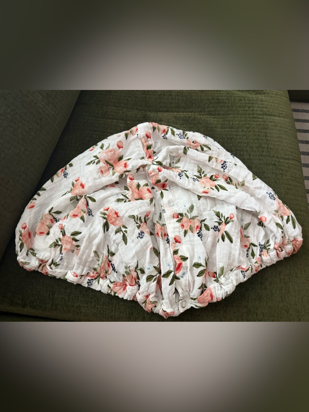 Little Unicorn Car Seat Cover/Canopy - Watercolor Roses